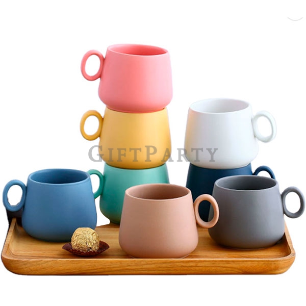 Colorful Ceramic Mug Customized Tea Cups Milk Mugs 250ml,馬克杯,陶瓷馬克杯