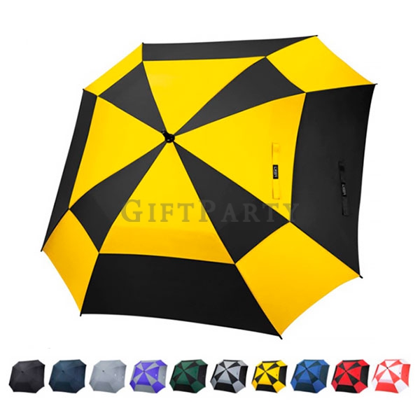 ,Square Umbrella Double Canopy Golf Umbrella racing umbrella方型雙層防風高球傘,賽車傘,方型傘,高爾夫球傘客製 高爾夫球傘客製 防風大傘