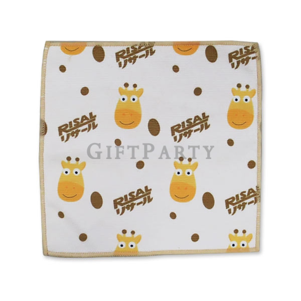 Custom towel,廣告贈品,品牌贈品,客製化禮品,禮品,小方巾超細纖維全彩熱昇華