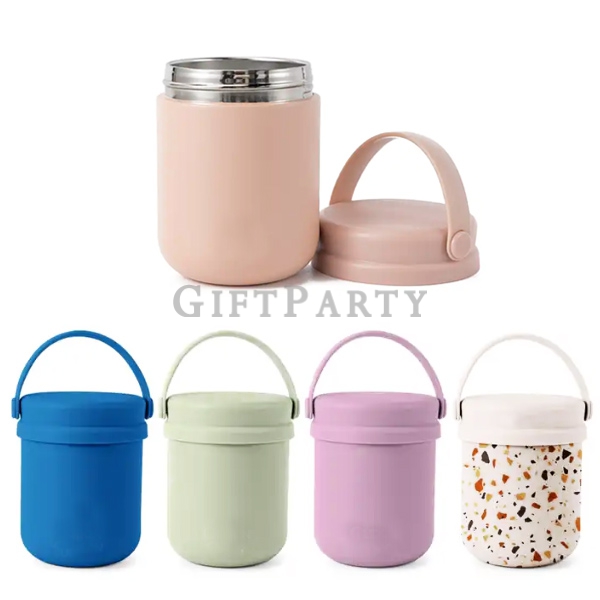 Stainless Steel Mini Thermos Vacuum Food Jar Flask,迷你保溫真空悶燒罐300ml