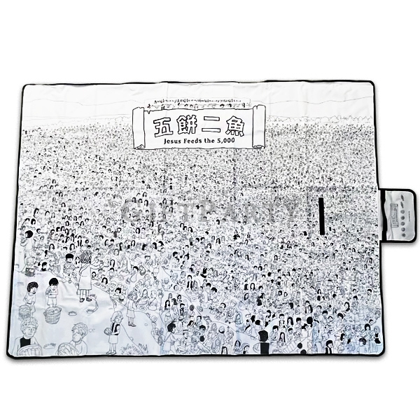 野餐墊定制,客製野餐墊滿版印刷,Customized picnic mat full printing