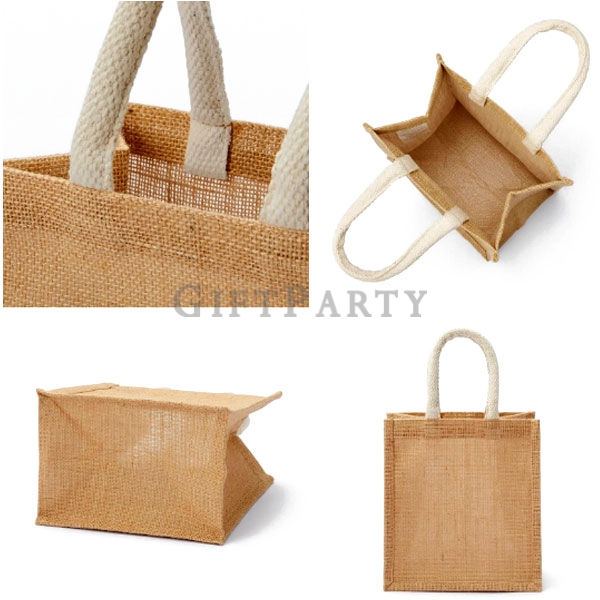 jute shopping bag,麻布袋,麻布購物袋,麻布袋黃麻購物袋A6(全彩燙印)