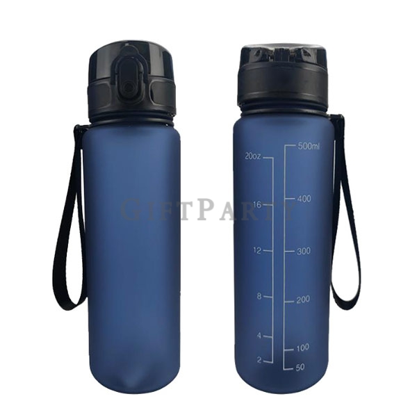 路跑贈品,企業贈品,塑料彈跳太空瓶運動水壺手捥帶500ml6