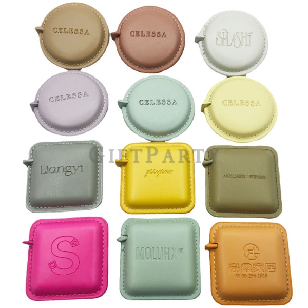 Square shaped leather tape measure,捲尺,皮革方形捲尺,方形皮捲尺