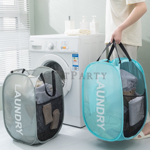 Foldable mesh laundry basket,dirty clothes baske可折疊洗衣籃,髒衣籃
