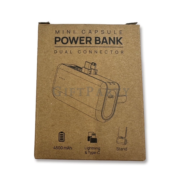 GP2341277Q4598-雙接頭膠囊行動電源附支架4500mAh34