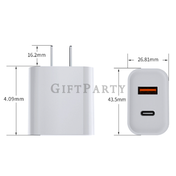 快充插頭推薦 / Fast Charging Adapter PD快充組合 / PD Charger Set 30W USB-C充電器 / 30W USB-C Charger 旅行充電器推薦 /