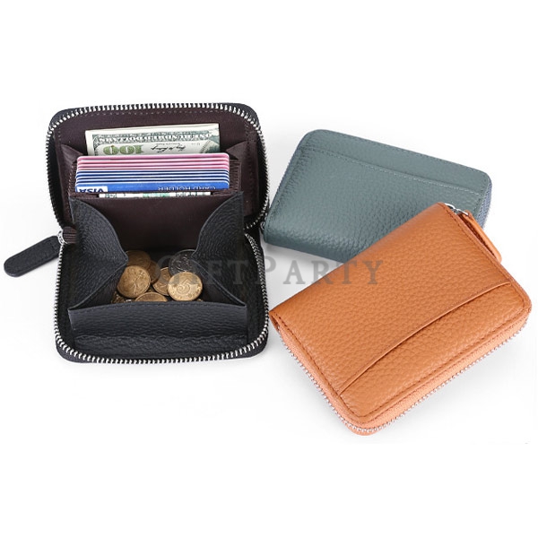 RFID防盗刷風琴卡包真皮卡套零錢包,品牌贈品,禮品,贈品,百貨公司贈品,