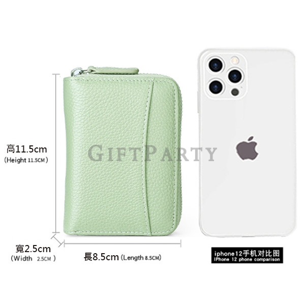 rfid card holder,leather wallet,branded coin pouch,custom logo wallet,corporate giftRFID防盗刷風琴卡包真皮卡套,