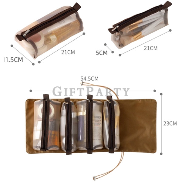 盥洗包,旅行洗漱包,客製贈品,紗網盥洗包,品牌旅行贈品,四合一大容量紗網盥洗包洗漱包