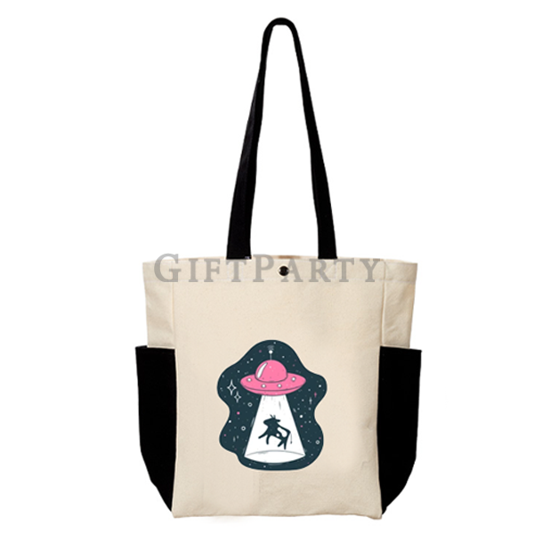 帆布提袋,撞色帆布袋,LOGO全彩燙印,活動贈品,客製化環保袋Canvas bags, contrasting color canvas bags, LOGO full color hot stamp