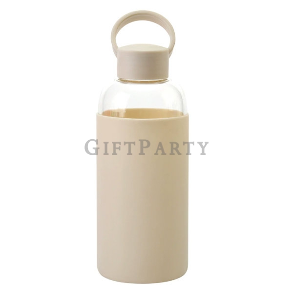 硅膠套玻璃水瓶,矽膠套玻璃瓶,禮品,贈品,紀念品,,隔熱套玻璃水瓶