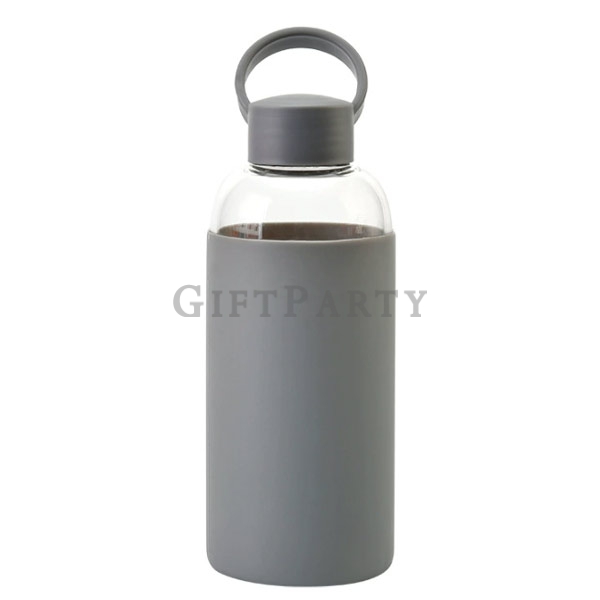硅膠套玻璃水瓶,矽膠套玻璃瓶,禮品,贈品,紀念品,,隔熱套玻璃水瓶