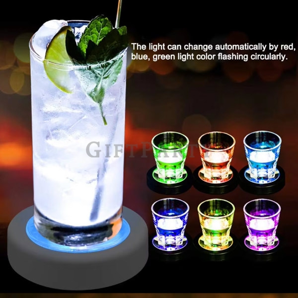 LED發光杯墊,LED發光杯墊,夜店禮品,啤酒禮品,啤酒贈品,杯墊