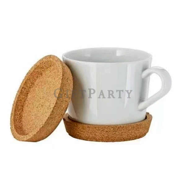 Recessed Cork Coaster,軟木凹型杯墊,custom gifts, promotional merchandise, cork coaster, recessed coaster,