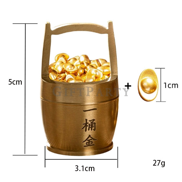 黃桶一桶金金元寶,辦公室風水贈品, 台北禮贈品公司, 福委會禮品,